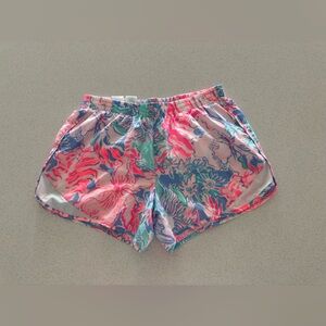 Lilly Pulitzer Pink and Blue Patterned Shorts
